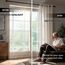 Deconovo Leinenoptik Vorhang Ösen Voile Vorhang Transparente Stores Gardinen Wohnzimmer Gardinenschal Durchsichtig Ösenvorhang für Schlafzimmer Balkon, H229 x B140 cm, Leinen, 2er Set