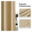 CUCRAF Verdunklungsvorhänge Thermovorhang Kälteschutz 2er Set H183 x B117cm Vorhänge mit Ösen Beige Vorhang Blickdicht Weich und Langlebig Schallschutz Vorhang für Schlafzimmer Wohnzimmer