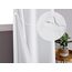 DWCN Verdunklungsvorhänge mit Ösen Blickdicht Vorhänge mit Raffhalter 2 Stücke Thermovorhang Kälteschutz Gardinen Wohnzimmer Schlafzimmer Wärmeisolierend,Grau Weiß,H167 x B137 cm (2er Pack)