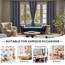 DWCN Vorhang Blickdicht mit Vorhang Raffhalter Verdunkelungsgardinen mit Ösen 2 Stücke Thermogardine, Blackout Curtain Verdunkelung Thermovorhang, Dunkelgrau,260x140cm(HxB)