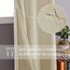DWCN Blickdichte Gardinen Verdunkelungsgardinen mit Ösen 2 Stücke Thermogardine für Wohnzimmer,Schlafzimmer,Hell Beige,200x140cm(HxB)