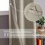 DWCN Vorhang Blickdicht mit Ösen 2 Stücke Verdunkelungsgardinen Thermogardine Vorhänge Dunkel Thermogardine Verdunkelung für Wohnzimmer Schlafzimmer, Taupe, 290x140cm(HxB)
