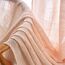 MIULEE Leinen Gardinen Vorhänge mit Kräuselband Weiss Gardine Vorhang Leinenoptik kräuselband Wohnzimmer Modern Voile Schienensystem Schlafzimmer 2er Set 140x225 cm Orange