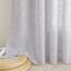 MIULEE Leinen Gardinen Vorhänge mit Kräuselband Wohnzimmer Gardine Vorhang Leinenoptik kräuselband Modern Voile Schienensystem Schlafzimmer 2er Set Weiß Grau 140x225 cm
