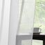 Topfinel Gardinen Vorhang Stores Gardine mit Ösen Vorhänge Weiß Halbtransparent Gardienen Schals Wohnzimmer Modern Weihnachtsdeko Fenster Ösenvorhang 2er Set 200x150cm (HxB)