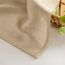MIULEE Gardinen Vorhänge mit ösen Voile Vorhang kurz Modern Leinenoptik Halbtransparent Ösenvorhang für Wohnzimmer Kinderzimmer Raumteiler 2er Set Khaki 145x140 cm