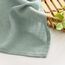 MIULEE Gardinen Vorhänge mit ösen Voile Vorhang kurz Modern Leinenoptik Halbtransparent Ösenvorhang für Wohnzimmer Kinderzimmer Raumteiler 2er Set Blau 215x140 cm