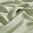 MIULEE Gardinen Vorhänge mit ösen Voile Vorhang kurz Modern Leinenoptik Halbtransparent Ösenvorhang für Wohnzimmer Kinderzimmer Raumteiler 2er Set Grün 137x140 cm