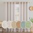 MIULEE Gardinen Vorhänge mit ösen Voile Vorhang kurz Modern Leinenoptik Halbtransparent Ösenvorhang für Wohnzimmer Kinderzimmer Raumteiler 2er Set Natural Linen Weiß 160x140 cm