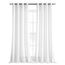 MIULEE Gardinen Vorhänge mit ösen Voile Vorhang kurz Modern Leinenoptik Halbtransparent Ösenvorhang für Wohnzimmer Kinderzimmer Raumteiler 2er Set Weiß 280x140 cm