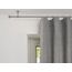 ondeco Gardinenstange 2 in 1 | Ausziehbar | Wand- & Deckenmontage | Verstellbar 5-8 cm | Stabil für schwere Vorhänge | 19 mm Ø | Schwarz oder Edelstahl Cool Gray 160-280 cm