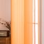 MIULEE 2er Set Voile Vorhang mit Ösen Optik Gardine aus Voile Polyester Ösenschal Transparent Wohnzimmer Fensterschal für Schlafzimmer Babyroom 145 x 140cm (H x B), Grommet Top Orange