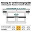 Schwarz Vorhangstange Ausziehbar Gardinenstange Curtain Rod Gardinenstangen für Fenster Outdoor (Schwarz Matt, 76 to 228 cm)