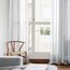 CUTEWIND Vorhänge Grau Wohnzimmer Modern Gardinen mit Ösen Transparent 2er Set, 225 cm Lang, 140 cm Breit, Gardinen Schal Vorhang Durchsichtig für Schlafzimmer Sheer Curtains
