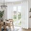 CUTEWIND Gardinen mit Ösen Voile Weiß Transparent für Große Fenster, 240 cm Lang, 200 cm Breit, 1 Stück Gardine Wohnzimmer Modern Vorhänge Ösenschal Schlafzimmer Curtains Living Room
