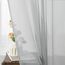 CUTEWIND Schlafzimmer Gardinen und Vorhänge Leinenoptik Gardinen Grau mit Ösen Vorhang Wohnzimmer Transparent Gardine Schal Ösenvorhang 2er Set, 245 cm Lang, 140 cm Breit
