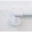dekondo 2X Fensterhaken/Dekohaken für Gardinenstangen/Vitragenstangen/Scheibengardinen (sowohl seitlich als auch Oben zu befestigen) (15-20mm Fensterdicke, Weiß)