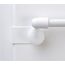 dekondo 2X Fensterhaken/Dekohaken für Gardinenstangen/Vitragenstangen/Scheibengardinen (sowohl seitlich als auch Oben zu befestigen) (10-15mm Fensterdicke, Weiß)