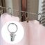 UMCHU 50 Stück Kreis Vorhangklammern,Vorhangring-Clips,Klammern für Rollvorhänge,Ring zum Öffnen, für Fenstergardinen,für alle Arten von Gardinen(Kreis-Innendurchmesser 17mm)