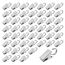 UMCHU 50 Stück 430 Edelstahl-Clips,Haken für Vorhänge,Metall-Clip für Duschvorhänge,zum Aufhängen von Lichterketten, Vorhängen, Fotos, Heimdekoration
