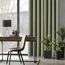 MRTREES Gardinen Blickdicht Küche Fenster Kurz Salbeigrün Verdunklungsvorhänge mit Ösen 2er Set H 122 x B 140 cm Thermovorhang Kälteschutz für Wohnzimmer Schlafzimmer, Blackout Curtain