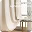 MRTREES Vorhang Beige Blickdicht Gardinen mit Ösen 2er Set Dicker Stoff 100% Lichtdichte Vorhänge Thermogardinen Kälteschutz Vorhänge für Schlafzimmer Blackout Curtains, 240 cm Lang, 140 cm Breit
