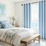 MRTREES Vorhänge Schlafzimmer Blau 100% Blickdicht Gardinen mit Ösen 2er Set H225 x B140 cm Dicker Stoff Thermovorhang Kälteschutz Vorhangverdunkelung Wohnzimmer Modern Blackout Curtain