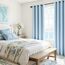 MRTREES 100% Verdunklungsvorhänge Vorhang Schlafzimmer Blickdicht Blau Gardinen mit Ösen 2er Set 245 cm Lang 140 cm Breit, Thermovorhang Gegen Kälte Wohnzimmer Modern Blackout Curtains