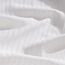 Topfinel Gardinen Wohnzimmer 140x250cm 2er Set Modern Voile Vorhänge mit Ösen Vorhang Schlafzimmer Halbtransparent mit Vertikalem Streifenmuster Weiß