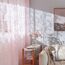 MIULEE Gardinen Spitze-Wunderschöne Rosa Blumen Bestickte Spitzengardinen, 2er Set Transparent Vorhang Spitze Vintage, Voile Spitzenvorhänge mit Ösen für Wohnzimmer Schlafzimmer Dekor, 2X H225xB150cm