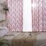 MIULEE Gardinen Spitze-Wunderschöne Rot Blumen Bestickte Spitzengardinen, 2er Set Transparent Vorhang Spitze Vintage, Voile Spitzenvorhänge mit Ösen für Wohnzimmer Schlafzimmer Dekor, 2X H245xB150cm