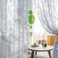 MIULEE Gardinen Spitze-Wunderschöne Grau Blumen Bestickte Spitzengardinen, 2er Set Transparent Vorhang Spitze Vintage, Voile Spitzenvorhänge mit Ösen für Wohnzimmer Schlafzimmer Dekor, 2X H225xB150cm