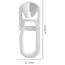 Bestlivings Klickgleiter (50er Pack) für Kunststoffschienen - 100% Kunststoff - Faltenleghaken Faltengleiter in versch. Ausführungen