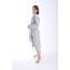 nottoc Bademantel 100% Baumwolle Waffelstoff Reisebademantel für Damen und Herren, Weiches, Saugfähiges und Leichtes Spa Bademäntel (DE/NL/SE/PL, Alphanumerisch, XL, Regular, Regular, Silbergrau)