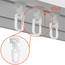 Bestlivings Klickgleiter (150er Pack) für Kunststoff- & Aluminiumschienen - 100% Kunststoff - Faltenleghaken Faltengleiter in versch. Ausführungen