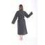 nottoc Bademantel 100% Baumwolle Waffelstoff Reisebademantel für Damen und Herren, Weiches, Saugfähiges und Leichtes Spa Bademäntel (DE/NL/SE/PL, Alphanumerisch, S, Regular, Regular, Anthrazit Grau)