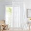 Deconovo Gardinen mit Kräuselband Voile Vorhang Wohnzimmer Dekoschal Transparent Vorhänge für Schlafzimmer Kinderzimmer Gardinenschals, 260x300 cm(HöhexBreite), Weiß, 1 Stück