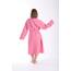 nottoc Bademantel 100% Baumwolle Waffelstoff Reisebademantel für Damen und Herren, Weiches, Saugfähiges und Leichtes Spa Bademäntel (DE/NL/SE/PL, Alphanumerisch, XL, Regular, Regular, Rosa)