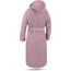 normani Damen Baumwoll Bademantel mit Kapuze in Geschenk-Box - weiche Premium Qualität - Öko Tex 100 Farbe Rosa Größe 3XL