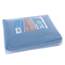 Polyte - Premium-Mikrofaserbadetuch - fusselfrei & schnelltrocknend - Blau - 145 x 76 cm - 4 Stück