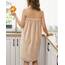 DAIHAN Damen Saunakilt Bademäntel Badetuch Schnelltrocknend Strand Wickelkleid Bademantel Handtuch Badekleid Reise Spa Schwimmen Saunamantel Robe Kurz,Khaki,80 * 135cm