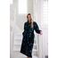 Pip Studio Bademantel Les Fleurs dark blue XXL