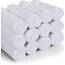 Utopia Towels - 12er Pack Seiftücher mit Aufhängeschlaufen 30x30 cm, aus 100% Baumwolle weiche und saugfähige Waschlappen für die Gesichtsreinigung (Weiß)