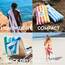 Dock & Bay Strandhandtuch - Schnell trocknende Mikrofaser, ohne Sand - Kompakt, Leicht - 100% recycelt - Inklusive Beutel - Summer - Peach Sunrise, Extra Large (200x90cm, 78x35)