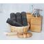 Utopia Towels - 8 teilig Handtücher Set aus Baumwolle mit Aufhänger - 2 Badetuch, 2 Handtücher und 4 Washclappen - (Grau)