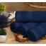 Utopia Towels - 8 teilig Handtücher Set aus Baumwolle mit Aufhänger - 2 Badetuch, 2 Handtücher und 4 Washclappen - (Marine Blau)