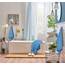 Utopia Towels - 8 teilig Handtücher Set aus Baumwolle mit Aufhänger - 2 Badetuch, 2 Handtücher und 4 Washclappen - (elektrisch blau)