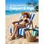 Utopia Towels - Große Strandtücher Cabana-Streifen (76 x 152 cm) - 100% gesponnene Baumwolle, weich und saugfähige Handtücher (4er-Pack, Blau, Gelb, Grün und Orange)