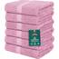 Utopia Towels Badetuch-Set klein, 100 % ringgesponnene Baumwolle (55,9 x 111,8 cm), leicht und sehr saugfähig, schnell trocknend, Premium-Handtücher für Hotel, Spa und Badezimmer, 6er-Pack, Rosa