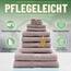 Green Mark Handtuch-Set mit 10 Teilen – 100% Baumwolle – 4 Handtücher 50×100 cm, 2 große Duschtücher 70×140 cm, 2 Gästetücher 30×50 cm und 2 Waschhandschuhe – Sand/Beige